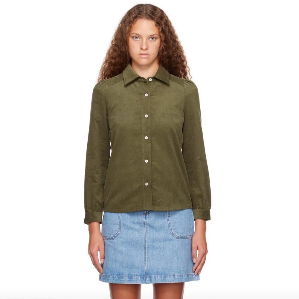 A.P.C. Margot Shirt in Khaki